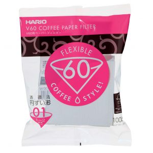 Hario Drip filtry papierowe V60-01 100szt VCF-01